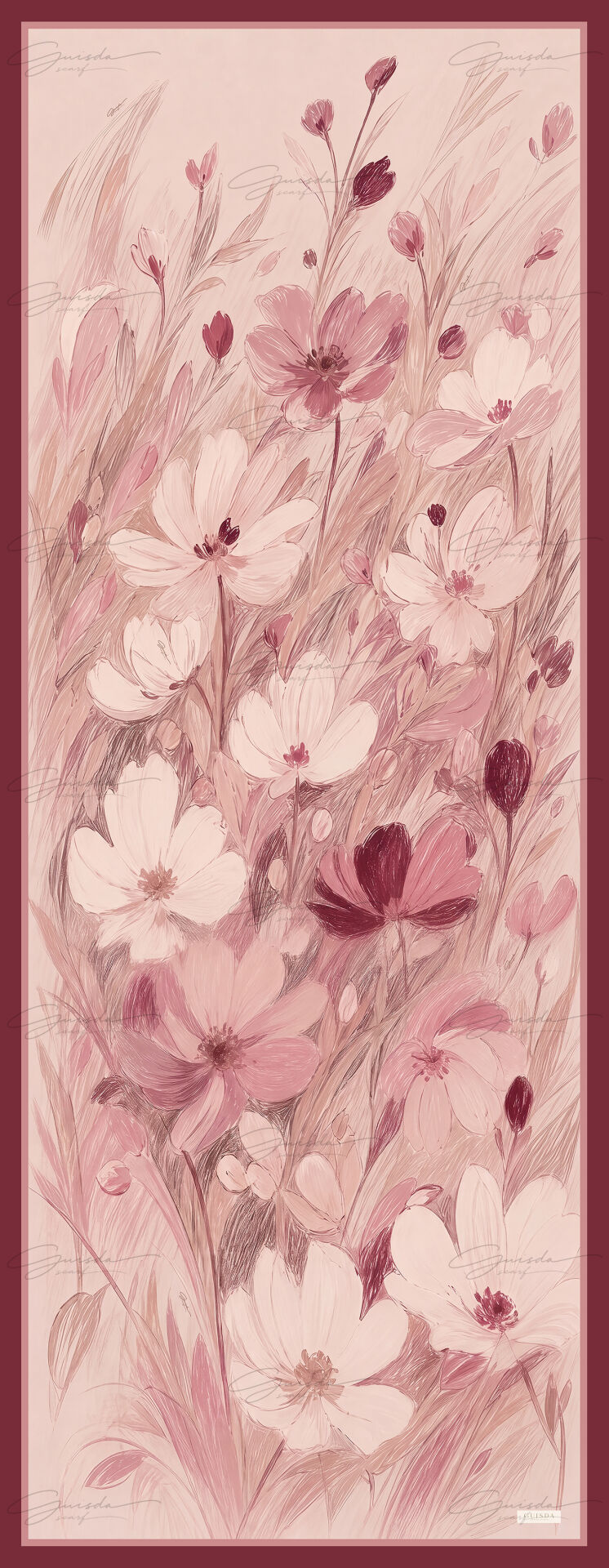 Bahar Esintisi: Mürdüm & Pembe Soft Şal